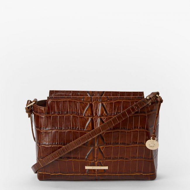 Brahmin Hillary Leather Crossbody - Chestnut Marana Brahmin Hillary Leather Crossbody - Chestnut Marana