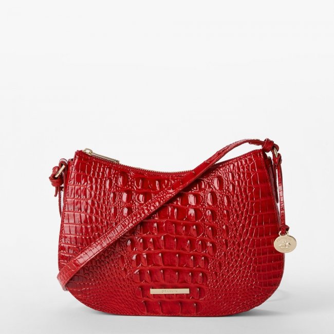 Brahmin Shayna Leather Crossbody - Carnation Melbourne Brahmin Shayna Leather Crossbody - Carnation Melbourne