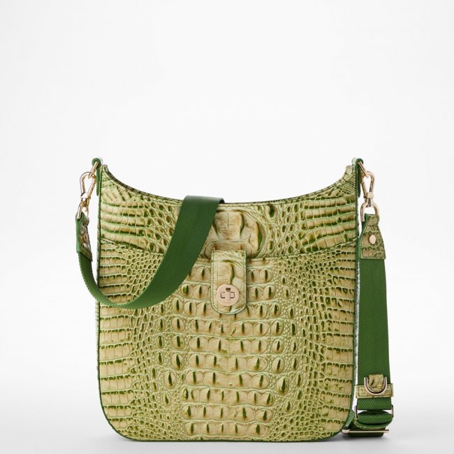 Brahmin Leia Leather Crossbody - Fern Melbourne Brahmin Leia Leather Crossbody - Fern Melbourne