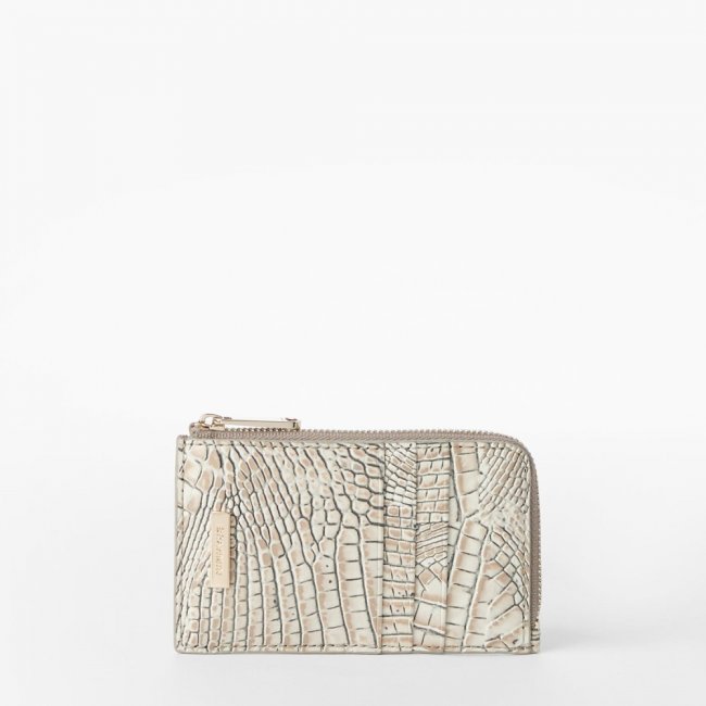 Brahmin Lennon Leather Wallet - Timeless Taupe Ombre Melbourne Brahmin Lennon Leather Wallet - Timeless Taupe Ombre Melbourne