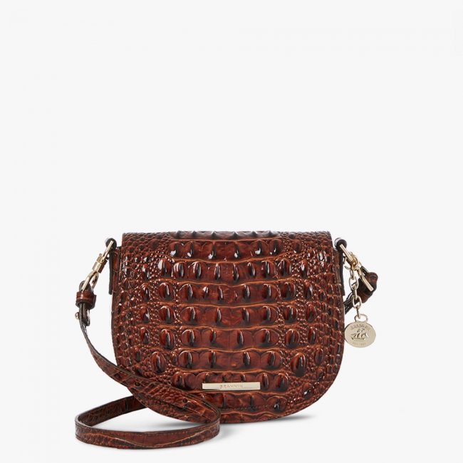 Brahmin Briar Leather Crossbody - Pecan Melbourne Brahmin Briar Leather Crossbody - Pecan Melbourne