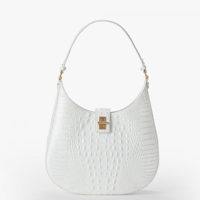 Brahmin Fallon - Sea Salt White Melbourne  Brahmin Fallon - Sea Salt White Melbourne