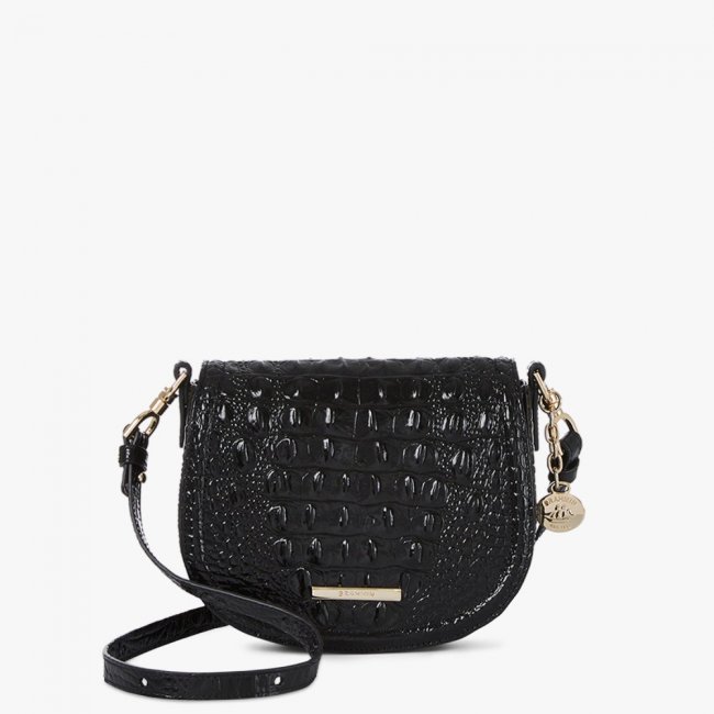 Brahmin Briar Leather Crossbody - Black Melbourne Brahmin Briar Leather Crossbody - Black Melbourne