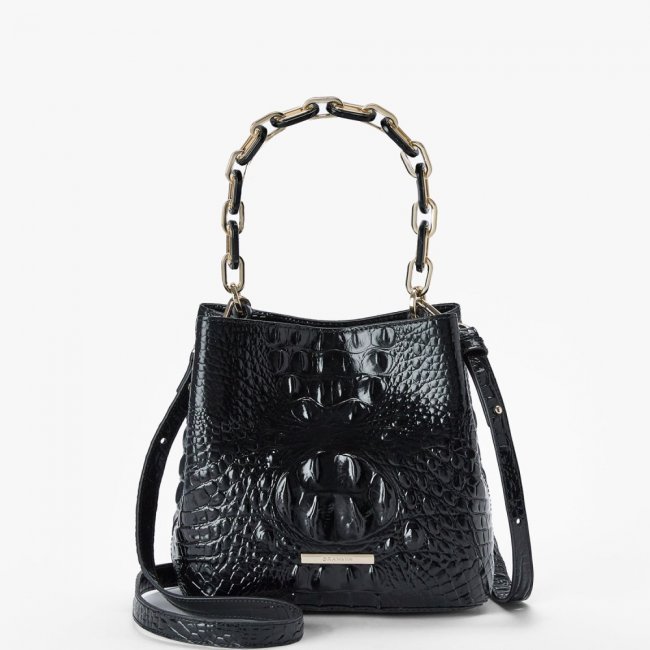 Brahmin Mod Mini Amelia - Black Melbourne Brahmin Mod Mini Amelia - Black Melbourne