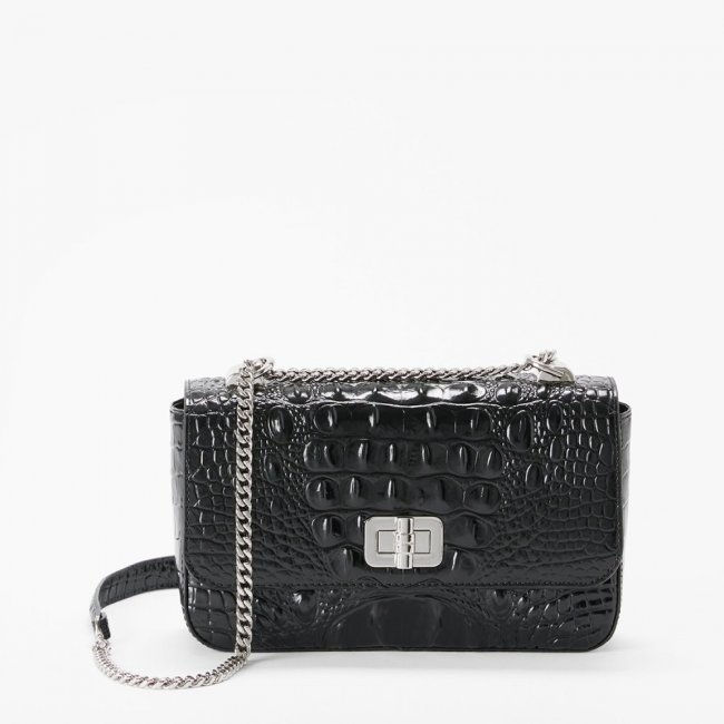 Brahmin Rosa - Black Melbourne Silver Hardware Brahmin Rosa - Black Melbourne Silver Hardware